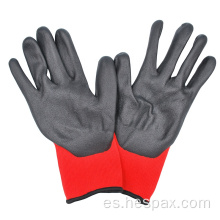 Hespax Custom 15G Polyester Nitrile Guantes recubiertos con ensamblaje